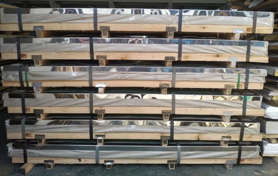 Fogli di acciaio inossidabile Poli 304 laminato a caldo con 0,3 mm 6 mm e 28,0 x 106 Psi Modulo di elasticità