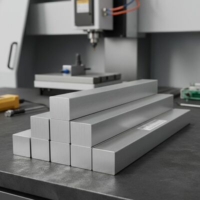 Barra quadrata in alluminio di precisione 6063 per lavorazione CNC Tolleranza stabile Prestazioni fluide