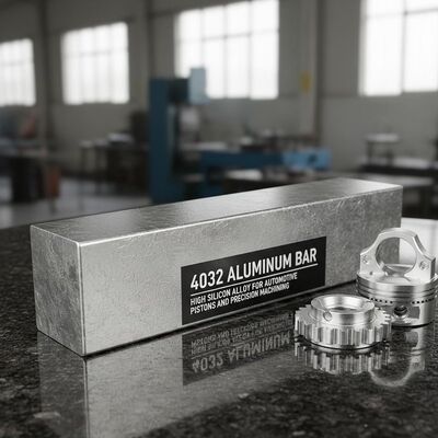 4032 Barra di alta lega di alluminio al silicio per pistoni per automobili con bassa espansione termica e resistenza all'usura