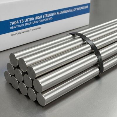 7A04 T6 Barra rotonda di lega di alluminio ad altissima resistenza per componenti strutturali pesanti conforme alle norme GB/T