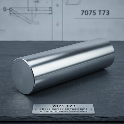 7075 T73 Barra rotonda di alluminio resistente alla corrosione da sollecitazione ad alta resistenza
