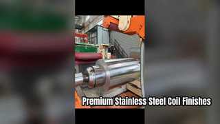 Specchio a spirale in acciaio inossidabile Premium 430 e finitura spazzolata